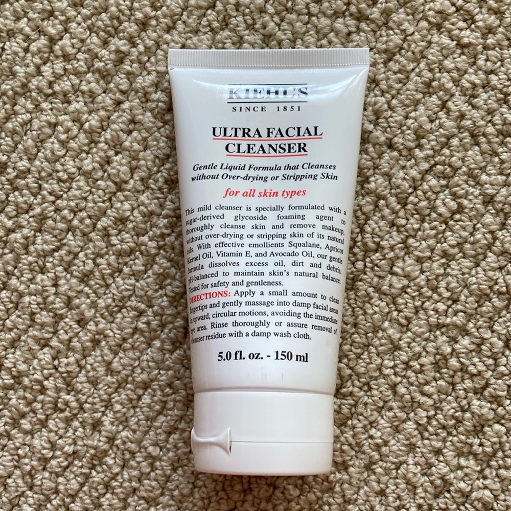 Kiehl’s Cosmetics Ultra Facial Cleanser 5.0 fl oz Value Size Face Wash SEALED